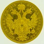 1915 1 Ducat Austria Franc I.O.S.I.D.G Avstriae Imperator Gold Coin