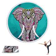 1 m Round Yoga Mats Multi-purpose Beach Towel Tapestry