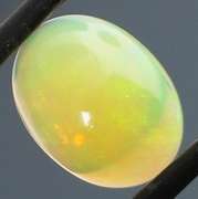 Glowing! 2.50ct full cover floral pattern Jelly Opal