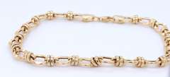 Gorgeous Yellow Gold Fancy Link Bracelet