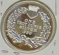 1 oz. .999 Silver round - StGaudens design PRF