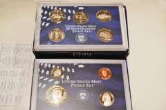 1999 2001-3 & 2006 US Proof Sets
