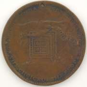 1840 Van Buren/ Safe & Eagle Hard Times Token HT-75 R-2