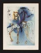Original hand signed Dali embossed lithograph