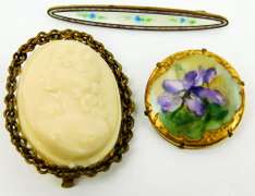 Estate Lot of 8 Antique Pins