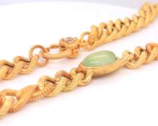 Judith Ripka Prehnite Verona oval Station Necklace