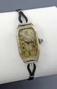 Delightful Optima Women's White Gold Filled Watch