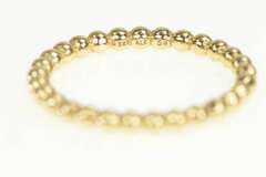 14K Yellow Gold Pandora Eternal Clouds Designer Stackable Ring