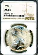 1923 Peace Silver Dollar in NGC MS64