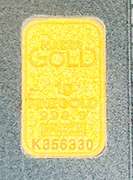 1 gram gold bar