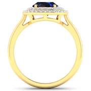 14 Kt White Gold Aquamarine Earrings