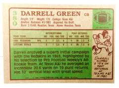Darrell Green 1984 Topps Rookie Football Card