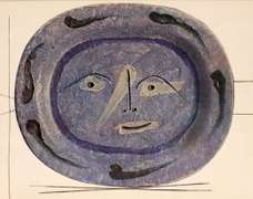 Very rare Picasso offset lithograph in gloss coated from 1948