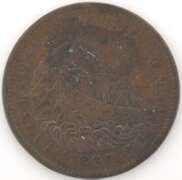 1841 Webster/Van Buren Hard Time Token HT-208b R-1