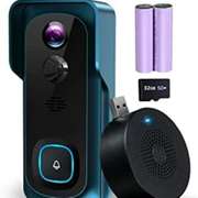 Video Doorbell Wireless 1080P with Free Chime
