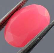 Brilliant 1.97ct faceted flamingo pink Opal