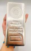 100 oz Fine Silver Bar- 999.9 ARGENT PUR