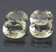 Brilliant 16.18ct natural platinum green Amethyst set