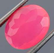 Gorgeous 1.49ct faceted flamingo pink Opal