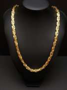 Huge 100.7 Gram 14 Kt Gold Plated Rope Chain