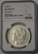 1898 Morgan Silver Dollar NGC AU Details Cleaned