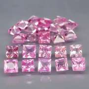 Excellent 2.71ct lavender and pink Sapphire set