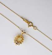 14k Opal Pendant with Necklace