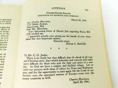 Signed 1st Ed. - 1942 My Battle by Charles Morrison