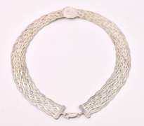 Braided Sterling Silver Necklace