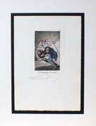 Original hand signed Dali from Goya series