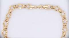 Gorgeous Yellow Gold Fancy Link Bracelet