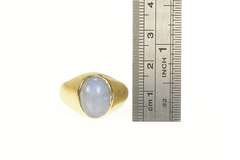 14K Yellow Gold 10.25 Ct Natural Light Blue Star Sapphire Ring