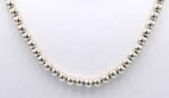 Vintage 925 Sterling Silver Ball Necklace