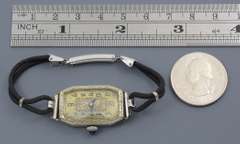 Delightful Optima Women's White Gold Filled Watch