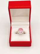 Beautiful Pink Sapphire Cocktail Ring