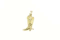 14K Yellow Gold Cowboy Western Southern Fashion Country Charm/Pendant