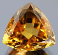 Substantial 17.61ct vivid orange unheated Citrine