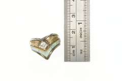 Sterling Silver Ray Gold Filled Navajo Native American Ring
