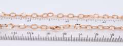 Simple Rose Gold Rolo Chain Necklace