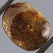 UNTREATED! 19.94ct shimmering root beer faceted Sapphire