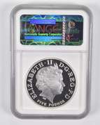 PF70 UCAM 2012 Great Britain 5 Pounds Silver Olympics Piefort NGC