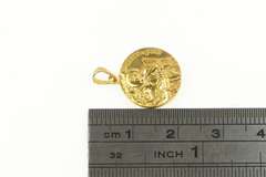 14K Yellow Gold Saint Mother Theresa Patron Saint Charm/Pendant