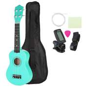 21 Inch Basswood Soprano Ukulele with Gig Bag Tuner