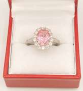 Beautiful Pink Sapphire Cocktail Ring