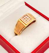 14kt Solid Yellow & Rose Gold Men's Ring
