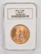 MS65 1914-S $20 Saint-Gaudens Gold Double Eagle - NGC Undergrade?