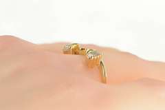 14K Yellow Gold 0.35 Ctw Baguette Diamond Wedding Band Ring