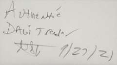 Original hand signed Dali from Goya series