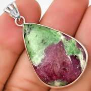 Beautiful 47.35ct Ruby in Zoisite pendant