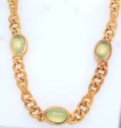 Judith Ripka Prehnite Verona oval Station Necklace